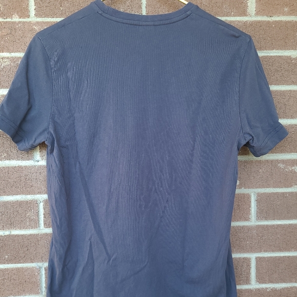 🐓 Le Coq Sportif - Dusty Navy Logo T-Shirt - Size S - Picture 5 of 5